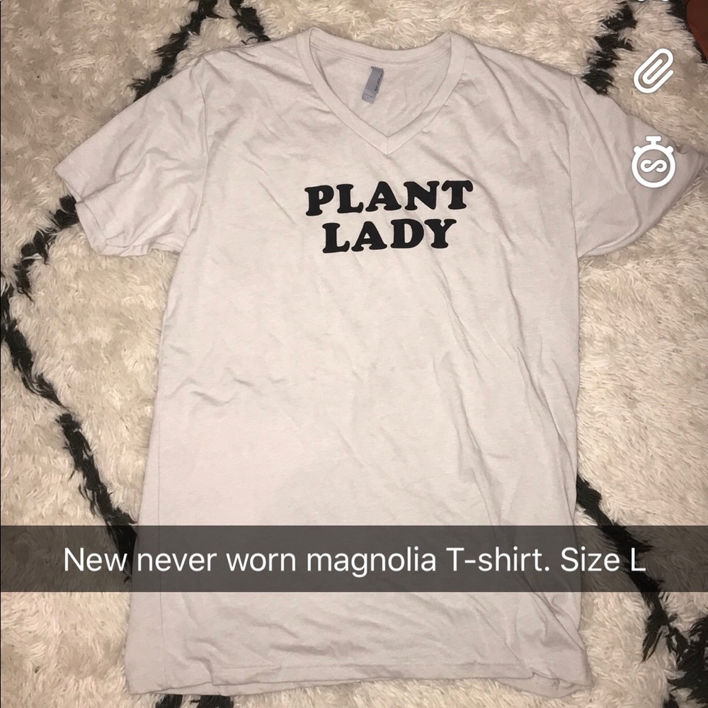 Magnolia brand new plant lady shirt